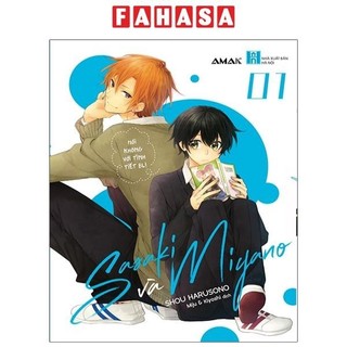 Sách sasaki và miyano - tập 1 - tặng kèm bookmark + postcard