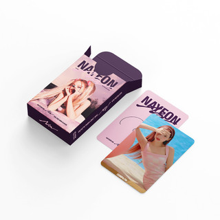55pcs TWICE NAYEON Lomo cards NA the 2nd mini album With Youth Photocards MISAMO Jeongyeon Momo Sana Jihyo Mina Dahyun Chaeyoung Tzuyu Postcards