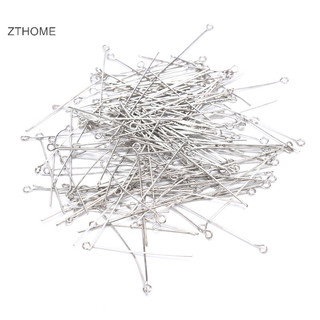 Zthome 200 Cái / lốc Mắt Đầu Chân Hạt Chân Bông Tai Dây DIY Trang Sức Làm Thủ Công HOT