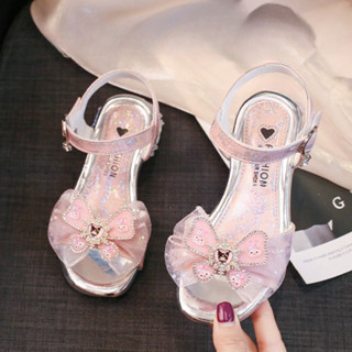 Dép Bé Gái Mùa Hè Mới Kuromi Trẻ Em Giày Cao Gót Ngọt Nơ Trẻ Em Nhân Quả Đầm Công Chúa Dép Cho Đám Cưới