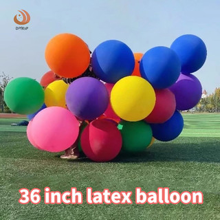 (Ygd) Bóng bay tròn phẳng 36 Inch Bong bóng cao su dày đầy màu sắc để chụp ảnh đám cưới cho bé tắm trang trí tiệc sinh nhật