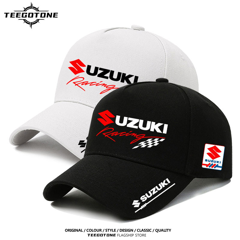 Suzuki Racing Nam Xe Máy Hạng Nặng Đi Xe Đạp Người Đam Mê Vịt Lưỡi Mũ Che Nắng Ngoài Trời Mũ Bóng Ch