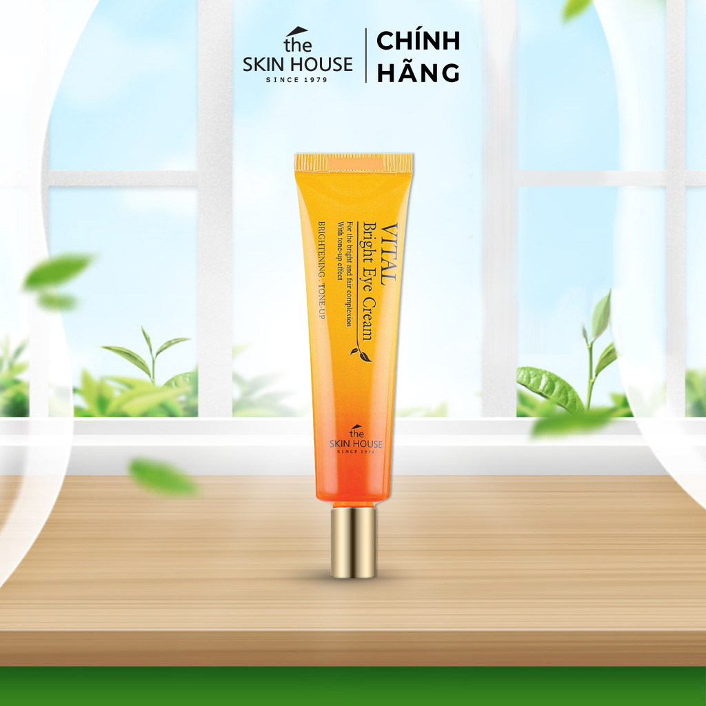 T53 Kem dưỡng giúp sáng mịn da và giảm nếp nhăn vùng mắt Vital Bright Eye Cream - The Skin House