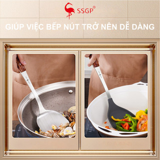 Vá lẩu inox 304 Stuttgart  SSGP SS11806 Vá múc lẩu, Muôi lẩu, Muỗng canh, muôi múc canh, Vá lẩu to