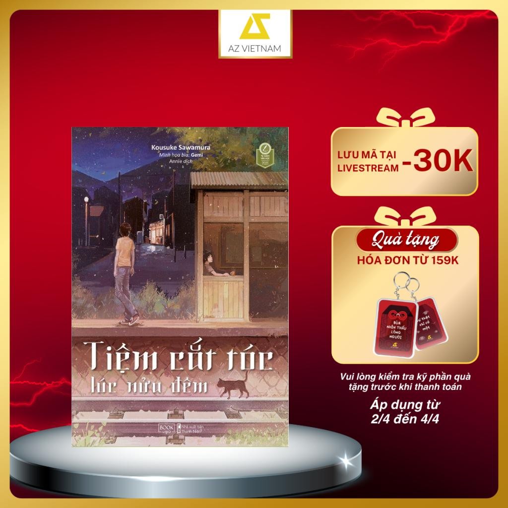 Sách - Tiệm Cắt Tóc Lúc Nửa Đêm