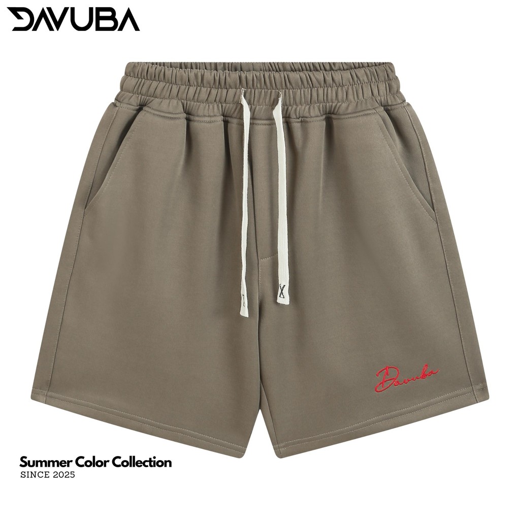 DAVUBA - [Deal Mở Bán] Quần short nỉ 2 Da nam nữ trên gối SM141 | BigBuy360 - bigbuy360.vn