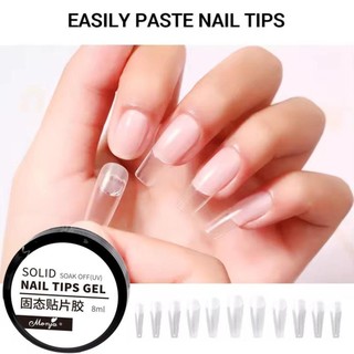 Chắc Chắn Đầu Móng Tay Gel Chắc Chắn Miếng Dán Móng Tay Đầu Dính Miếng Dán Móng Tay Dính Nghệ Thuật Siêu Dính Keo C8Y2