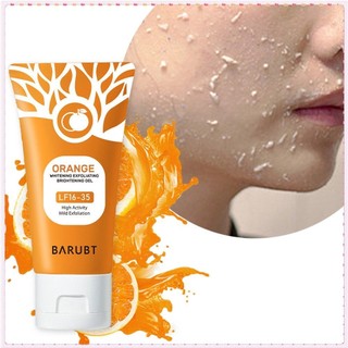 Barubt Cam Enzyme Gel Tẩy Tế Bào Chết Làm Trắng Da Làm Sạch Sâu Dưỡng Ẩm Làm Sáng Tông Màu Da Gel Tẩy Tế Bào Chết Chăm Sóc Cơ Thể 50G TOGO
