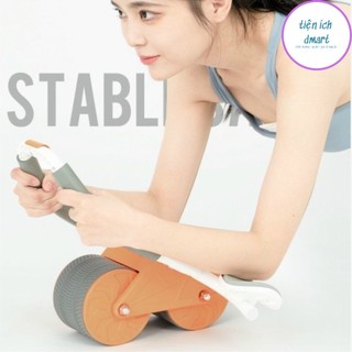 con lăn tập bụng thế hệ mới, lăn tập bụng trợ lực tặng kèm miếng lót đầu gối 2023
