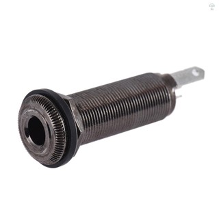 6.35mm 1 / 4 Inch Cuối Pin Endpin Jack Ổ Cắm Đầu Ra Mono Chất Liệu Đồng Cho Đàn Guitar Điện Acoustic