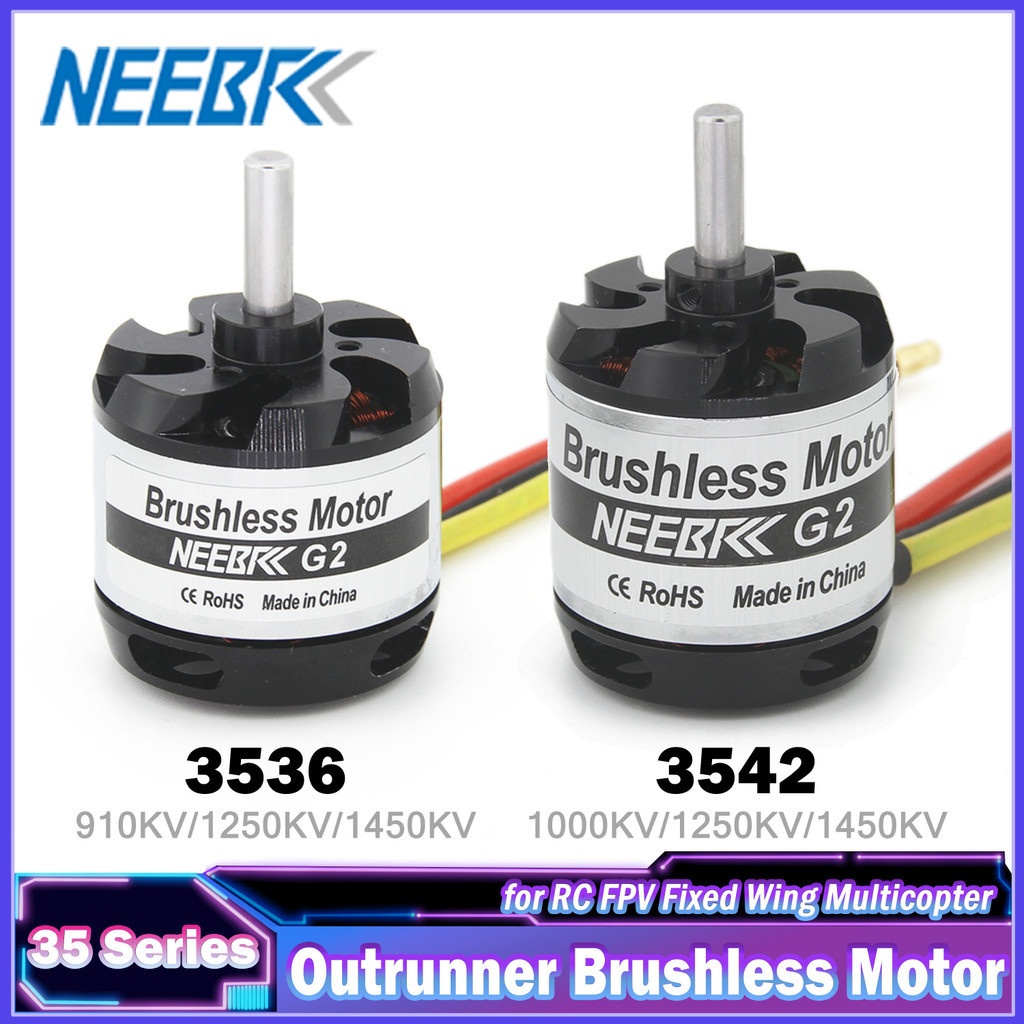 Neebrc 3536 3742 Động cơ không chổi than 910KV 1000KV 1250KV 1450KV Outrunner 2-4S cho RC Multicopte