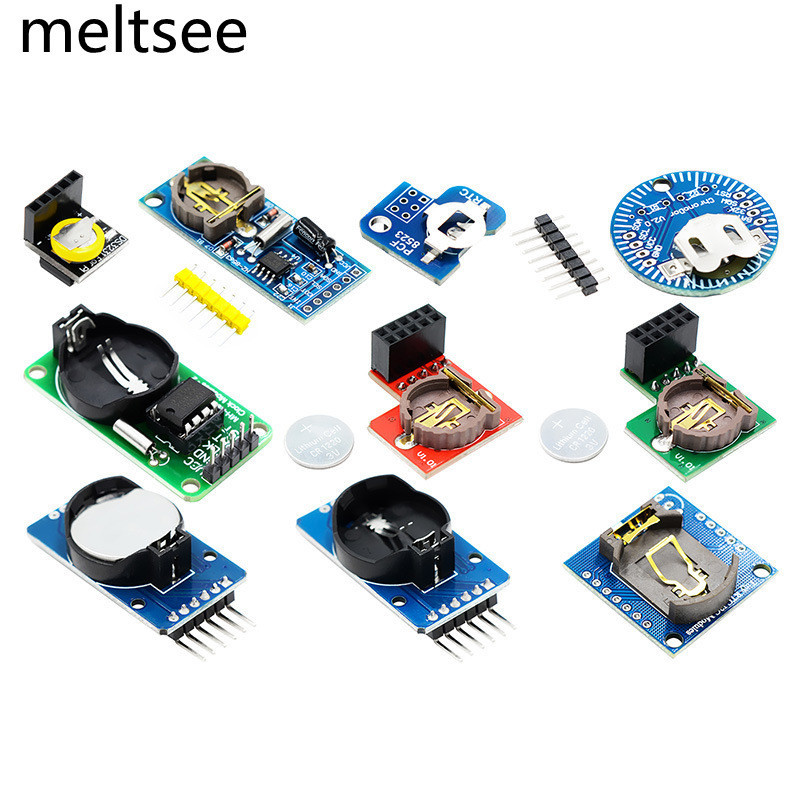 Pcf8563 DS3231 PCF8523 AT24C32 DS1302 DS1307 DS2121SN IIC Mô-đun bộ nhớ đồng hồ thời gian thực RTC c