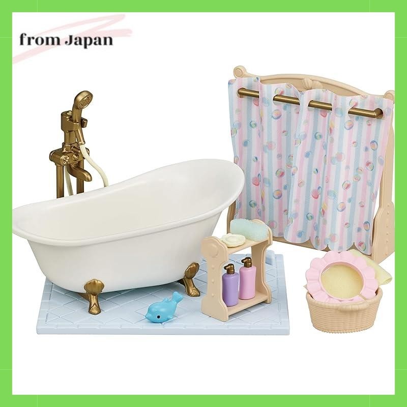 Sylvanian Families Furniture [Bathtub/Shower Set] Ka-628 ST Mark Certified 3 years and up Toy Dollho