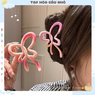 Kẹp tóc, cặp tóc hình Nơ Ribbon bánh bèo dễ thương