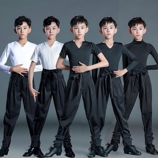 Bé Trai Mới Khiêu Vũ Latin Latin Quần Áo Khiêu Vũ Thực Hành Trẻ Em Huấn Luyện Khiêu Vũ Trẻ Em Cuộc Thi Tay Dài Trình Diễn Trang Phục