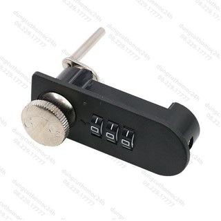 Ổ Khóa Mã Số Xoay 3 Chữ Số Bằng Thép Không Gỉ, Khóa Mật Mã Không Cần Chìa Nhỏ Gọn 
