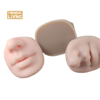 1PC 5D Silicone Tattoo Nose Lips Model Practice Skin Lip Makeup Training mới