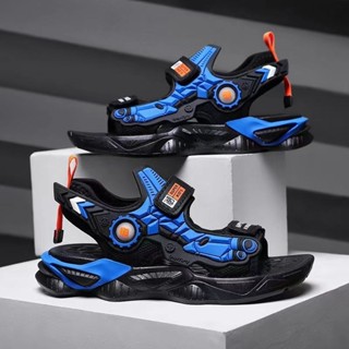 Giày Dép Sandal Cho Bé Trai Lớn Từ 5-15 Tuổi Dép Quai Hậu Đi Học Đế Mềm Chống Trơn Trượt Bé Trai