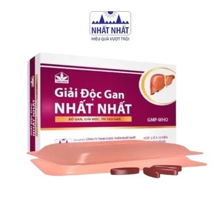  Giải độc gan Nhất Nhất mẫu mới từ Tonka hỗ trợ bổ gan mát gan tăng cường chức năng gan hộp 20 viên 