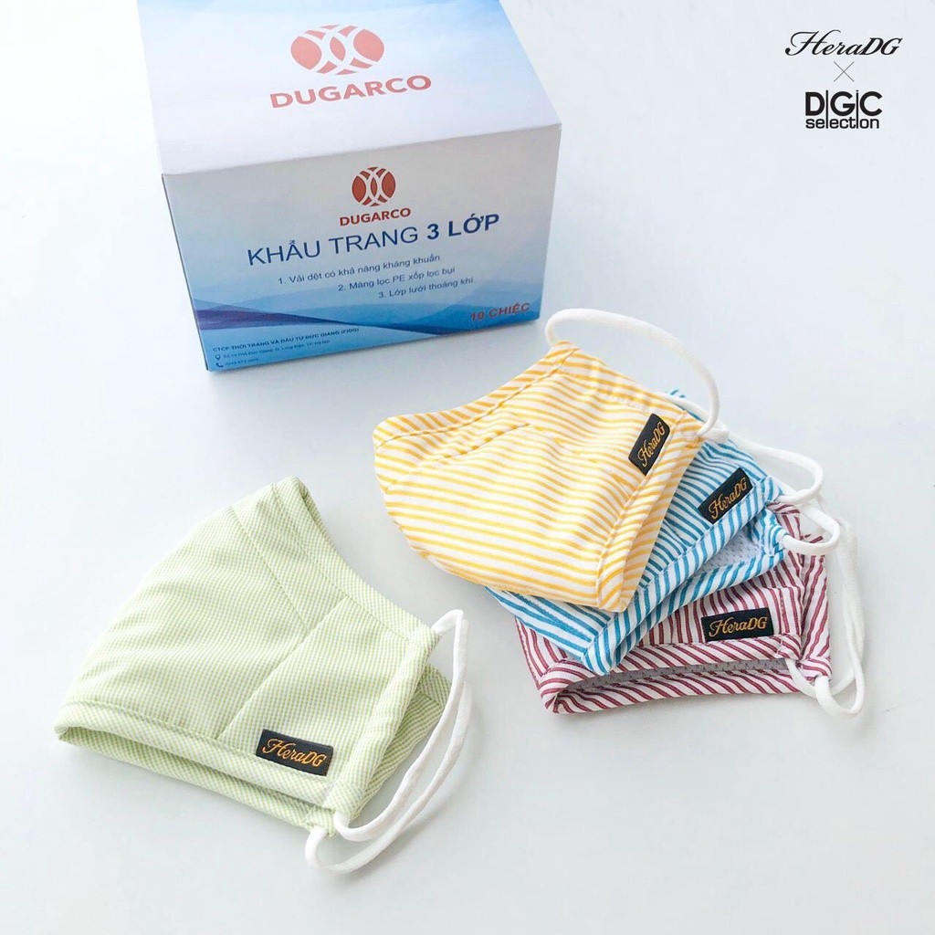 Set 3 khẩu trang kháng Virus - Antivirus Mask Dugarco - SP của công ty may Đức Giang