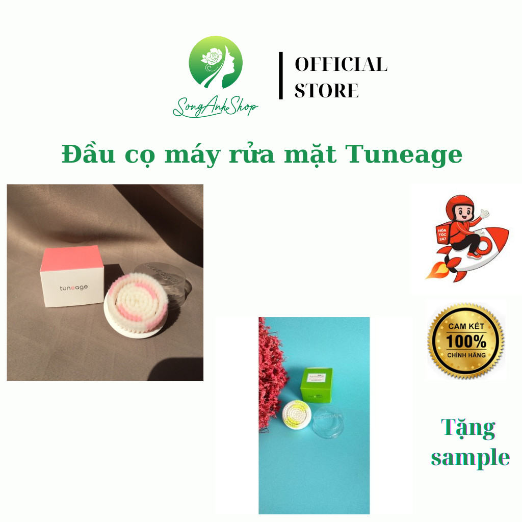 [Chính hãng] Đầu cọ thay thế máy rửa mặt Tuneage Hàn Quốc