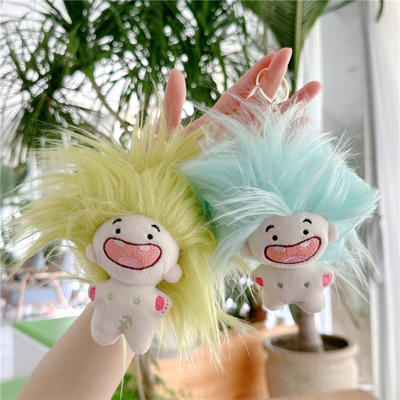 Mười Hai Chòm Sao Búp Bê Búp Bê 10cm Bán Chạy Ngộ nghĩnh Thiếu Răng Cotton Khỏa Thân Túi Búp Bê Mặt Dây Chuyền