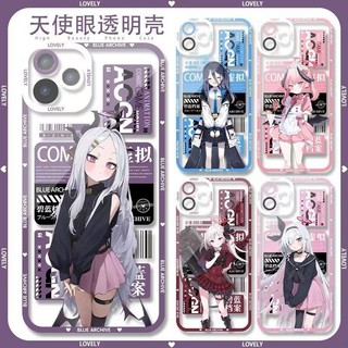 Blue Archive Takanashi Hoshino Hayase Yūka Ốp lưng trong suốt cho iPhone 15 14 13 12 11 pro promax x xs xsmax xr 7 8 plus