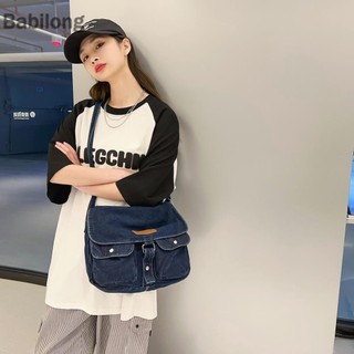  Túi Denim Túi đi lại dung tích lớn Túi xách tay cổ điển di động