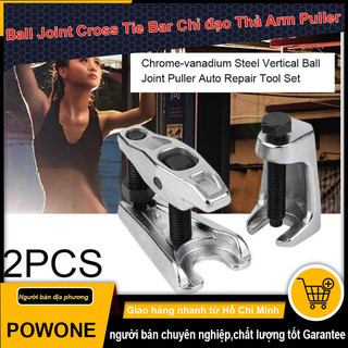 POWONE Ô tô Ball Joint Puller Tháo rời Splitter 2Pc Cross Tie Rod End Remover Bộ dụng cụ Crimping Parts