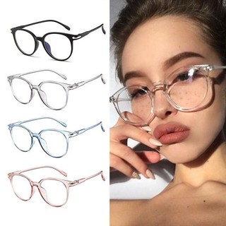 4 Màu Sắc Thời Trang Trong Suốt Màu Thạch Tròn Trong Suốt Kính Khung Đơn Giản Cho Nữ Nam Kính Mắt Chất Lượng Cao