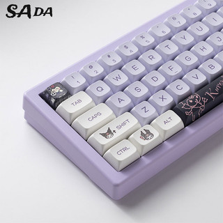 SADA Coulomi keycaps MOA cao PBT keycaps năm mặt thăng hoa nhiệt dễ thương tùy chỉnh cá tính trọn bộ keycaps