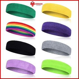 Băng Đô Thể Thao Nam Nữ Headband Thấm Mồ Hôi Cao Cấp Chạy Bộ Đá Banh Bóng Rổ Tennis Cầu Lông Tập Gym Đạp Xe