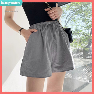 Hy Quần short lưng cao dành cho nữ Quần short mặc hàng ngày Quần short chữ A lưng cao thời trang dành cho nữ có túi dây rút Hoàn hảo cho bữa tiệc câu lạc bộ và hẹn hò với người mua Đông Nam Á'