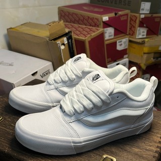 Giày thể thao cổ thấp Vans Knu-Skool Pure White