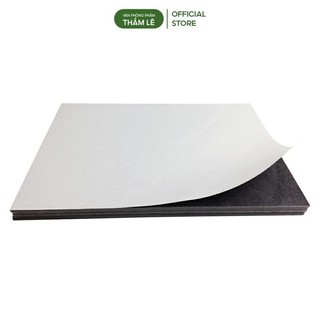 Nam châm lá dẻo a4 có decal keo dán, giáo cụ dạy học tiếng anh