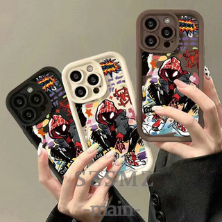 JG| Ốp lưng Vivo Y73 V19 V20 V21E V23 V23E V25 V25E V27 V27E V29 Lite V29E V30 Thickened Edge Non-Slip Cool Spider Man Graffiti Soft Phone Case