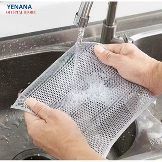 Khăn Lau Chén Dĩa Bằng Dây Thép 2 Mặt Đa Năng