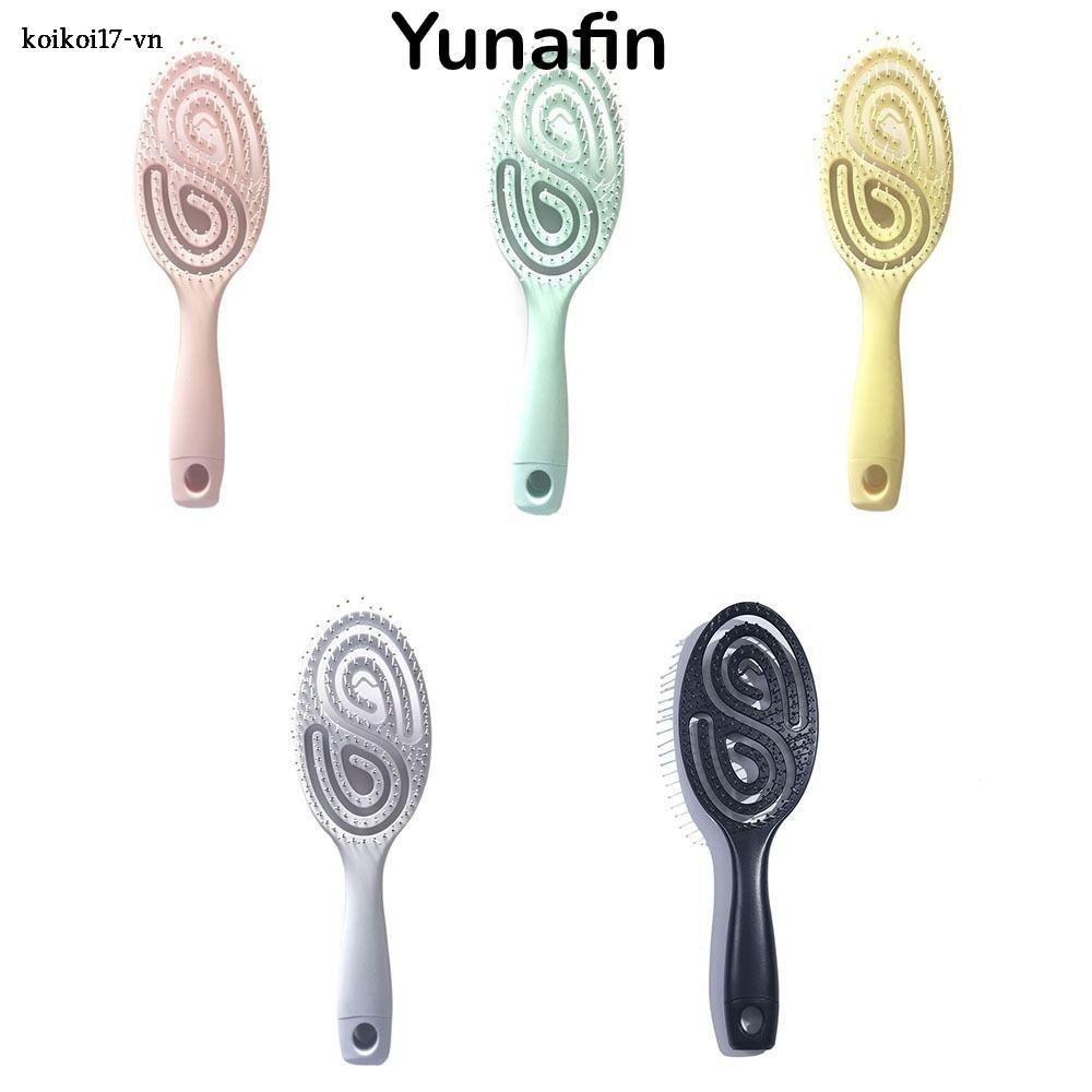 Yunafin Comb cuộn lớn, PP Skeleton Scalp Massage Comb