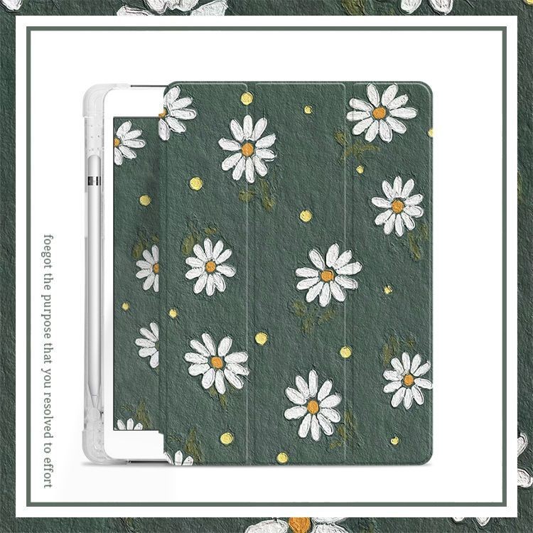 Ốp lưng sơn dầu hoa iPad air4 / 5 / 6 ốp lưng ipad ốp ipad gen 10 ốp ipad gen 11 air6 7 13 gen7 / 8 