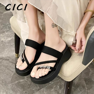 CICI dép sandal nữ dép đế cao Thoải Mái Xinh Xắn  Đẹp Thể thao và thời trang Phù hợp Lịch sự FDL2460US9 27Z240704