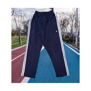 Quần thể dục 3 sọc poly co giãn 4 chiều màu xanh đen quần dài thể thao nam nữ, VỪA CHO HỌC SINH CẤP 1-2-3