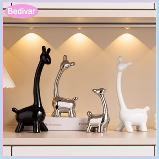  Bedivar Một Họ Bốn Hươu Trang Trí Nhà Phòng Khách Gốm Sứ Đồ Trang Trí Tủ Tivi Đơn 