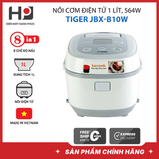 Nồi Cơm Điện Tử Tiger JBX-B10W 564W 1L [Hàng chính hãng, Sản xuất tại VN]
