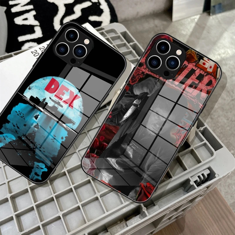 BK-1 D-Dexter Morgan Ốp Điện Thoại Kính Cường Lực Cho IPhone 16 17,15 14 13 12 Pro Max Plus Samsung 