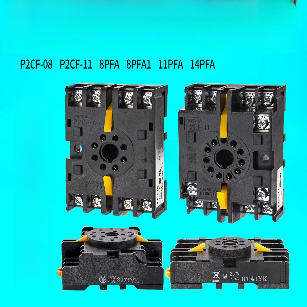 Đế rơle Omron P2CF-08, P2CF-11, 8PFA, 8PFA1, 11PFA, 14PFA