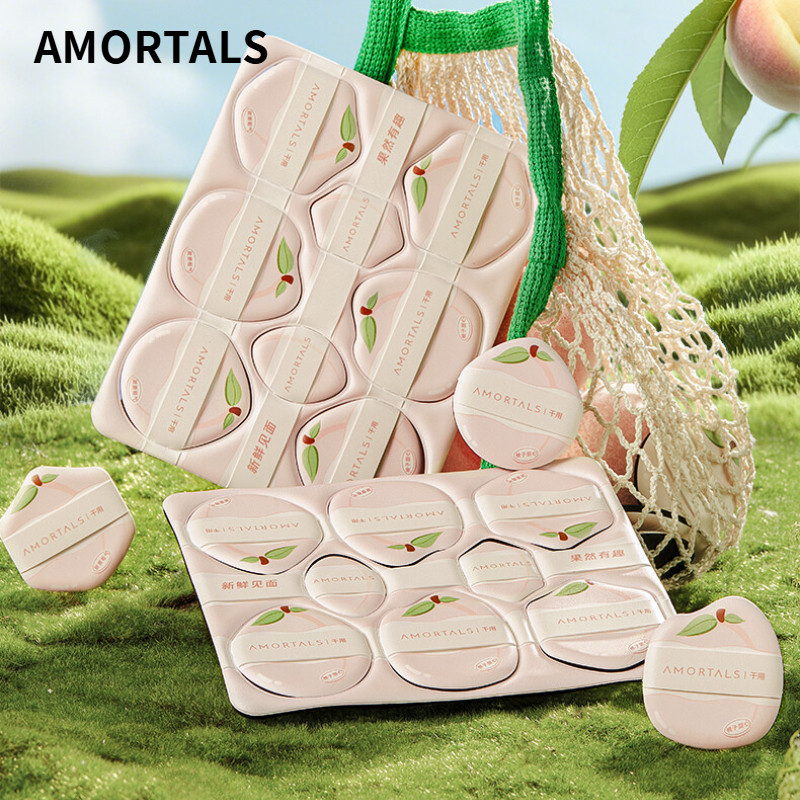 AMORTALS Bông phấn Bột lỏng đệm khí chuyên dụng Trang điểm di động Bông phấn che khuyết điểm
