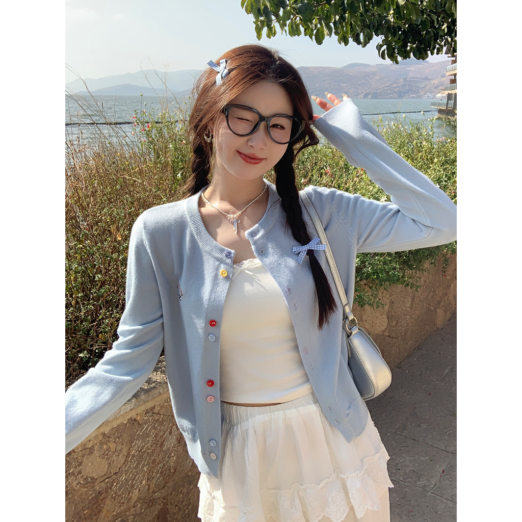 YAYUAN Áo khoác len nữ tay dài