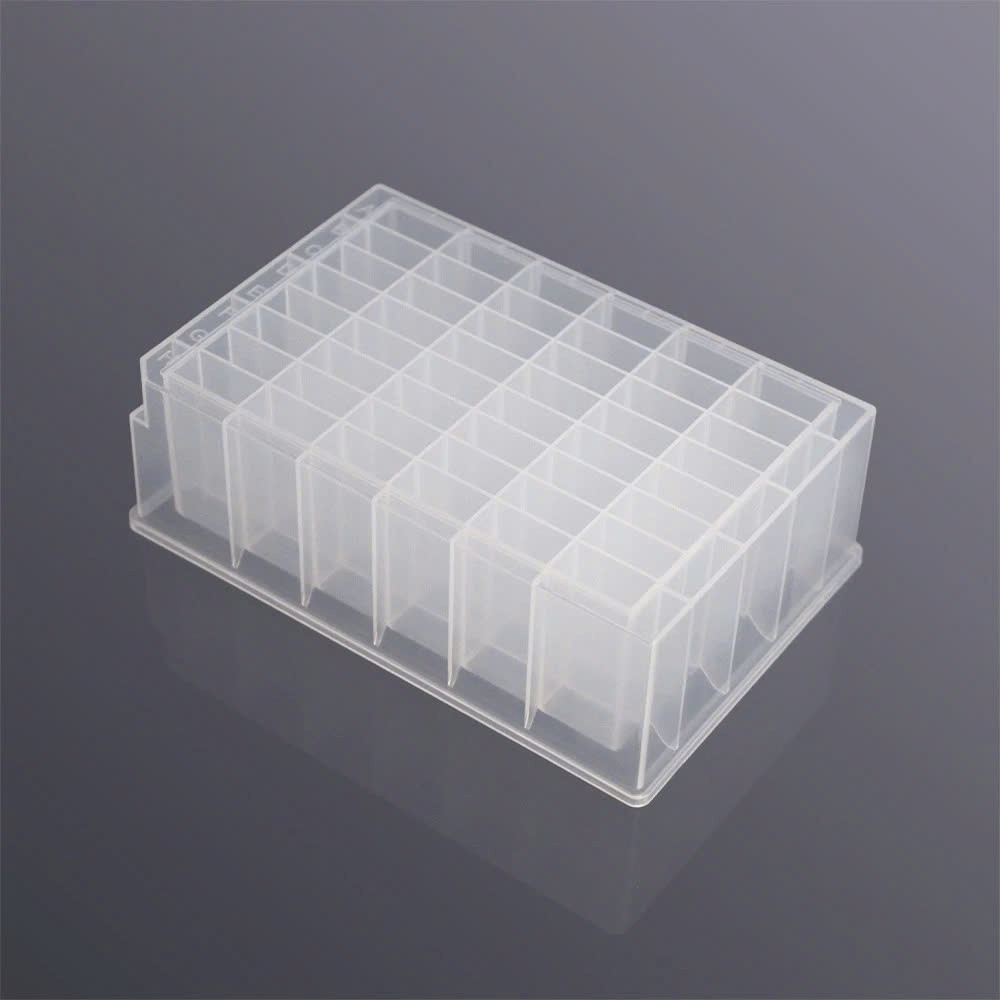 Đĩa 48 giếng đáy chữ V 4.6ml trong suốt, 5 cái/ túi (deep well plate) hãng LABSELECT TEKCO-Đức-Đoan