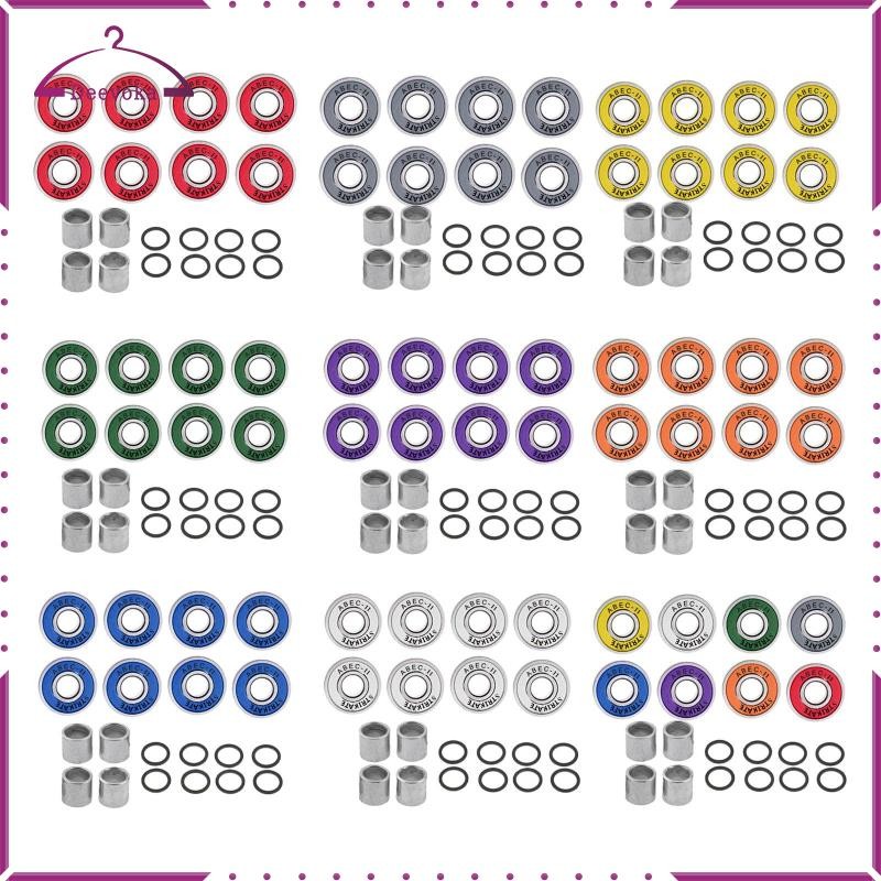 8 Cái / bộ Vòng Bi Ván Trượt Cao Cấp, Vòng Bi Longboard Pro, 608, ABEC-11 Thay Thế Vòng Bi Bánh Xe Đ