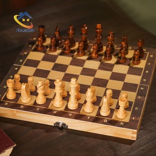 1 / 2 bộ Trò chơi cờ vua bằng gỗ Pawns Cờ vua Tournamen tiêu chuẩn 32 CÁI Vua Nhân vật Cờ vua Chỉ dành cho trò chơi trên bàn cờ